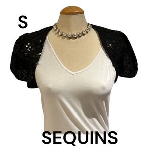 B DARLIN Sequins Shrug Size Small Taylor Swift Swifty